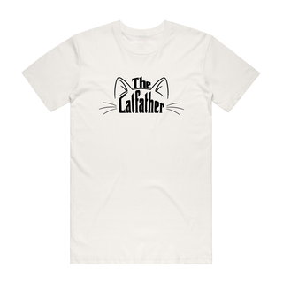 The Catfather - Cat T-Shirt - Natural