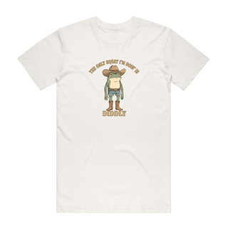 The Only Squat I'm Doing - Funny T-Shirt - Natural