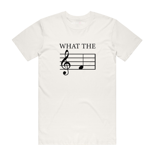 What The F - Music T-Shirt - Natural