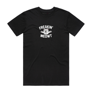 Freakin' Meowt - Cat T-Shirt - Black