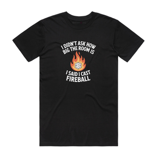 Fireball - Funny T-Shirt - Black