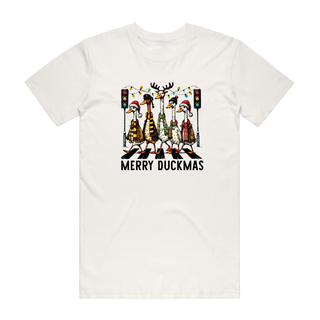 Merry Duckmas - Christmas T-Shirt - Natural