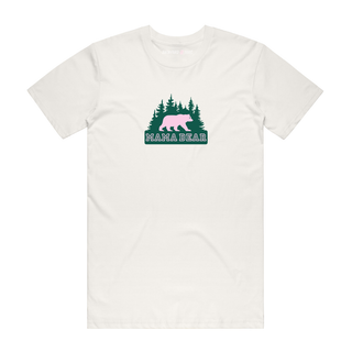 Mama Bear (Green) - Mum T-Shirt - Natural