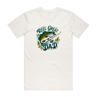 Reel Great Dad - Dad T-Shirt - Natural