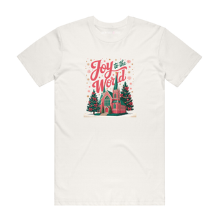 Joy To The World - Christmas T-Shirt - Natural