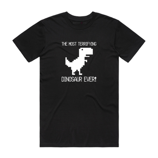 Internet Explorer Dinosaur - Graphic T-Shirt - Black