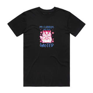 Cat Gasted - Cat T-Shirt - Black