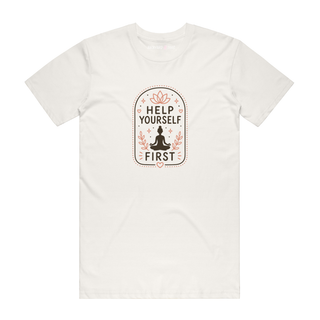Help Yourself First - Graphic T-Shirt - Natural