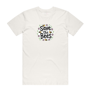 Save The Bees - Graphic T-Shirt - Natural