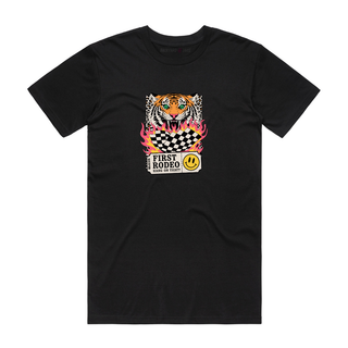 First Rodeo (Tiger) - Graphic T-Shirt - Black