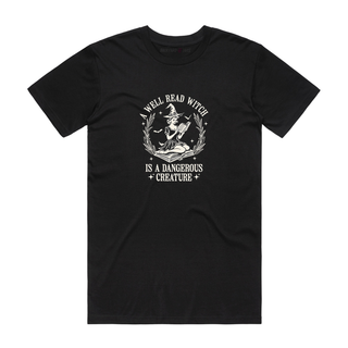 Well Read Witch - Halloween T-Shirt - Black