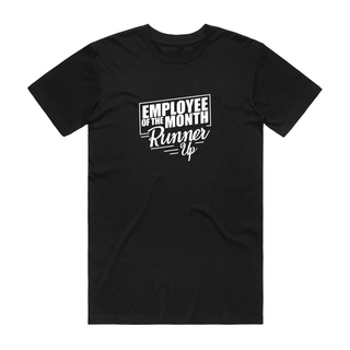 Runner Up - Slogan T-Shirt - Black
