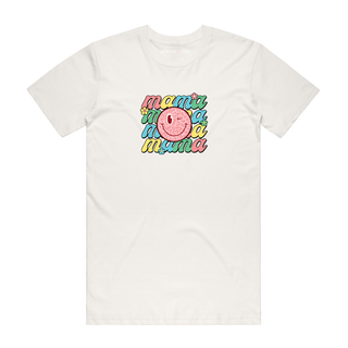 Mama (Smile) - Mum T-Shirt - Natural