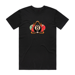 Billard 8Ball - Graphic T-Shirt - Black