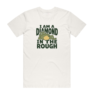 Diamond In The Rough - Funny T-Shirt - Natural
