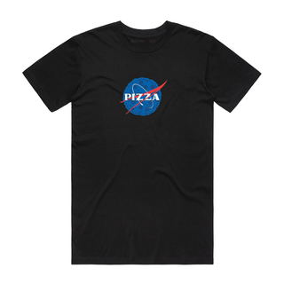 Pizza Nasa - Graphic T-Shirt - Black