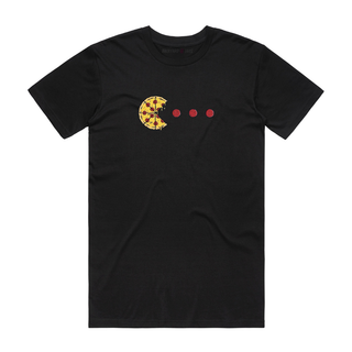 Pizza Pacman - Gaming T-Shirt - Black