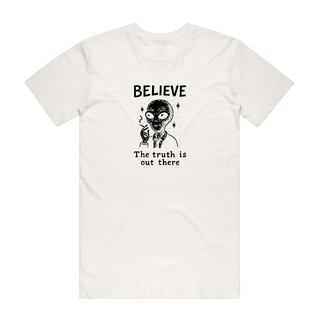 The Truth Is Out There - Alien T-Shirt - Natural