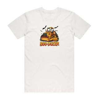 Boo Dozer - Halloween T-Shirt - Natural