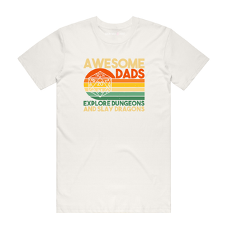 DND Dad - Gaming T-Shirt - Natural