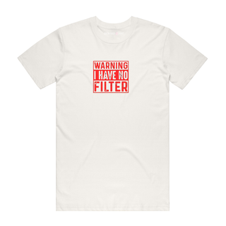No Filter - Slogan T-Shirt - Natural