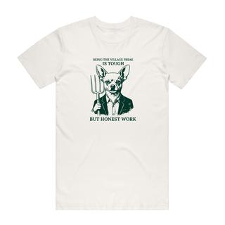 Village Freak - Funny T-Shirt - Natural