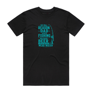 The Real Reason - Dad T-Shirt - Black