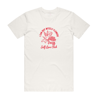 I Can Buy Myself Flowers - Valentine's Day T-Shirt - Natural