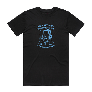 My Favorite Essential Oil - Funny T-Shirt - Black