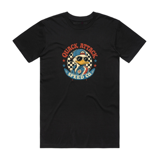 Quack Attack - Graphic T-Shirt - Black