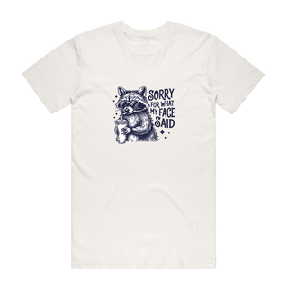 Face Said - Funny T-Shirt - Natural