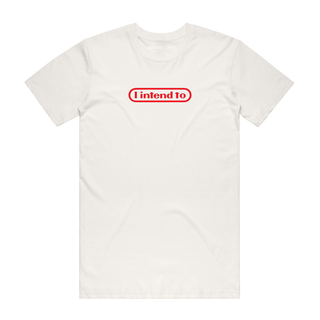 I Intend To - Slogan T-Shirt - Natural