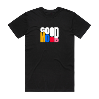 Good Mood - Slogan T-Shirt - Black