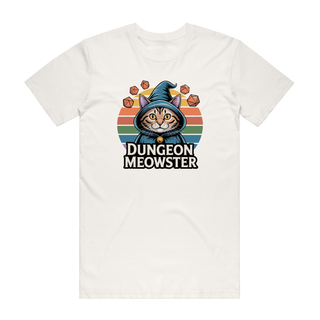 Dunegeon Meowster (DND) - Gaming T-Shirt - Natural