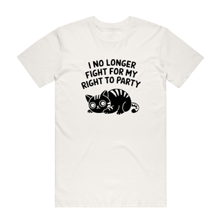 I No Longer Fight - Cat T-Shirt - Natural