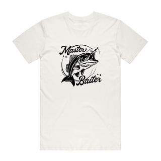 Master Baiter - Funny T-Shirt - Natural