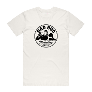 Dad Bod Modeling Agency - Dad T-Shirt - Natural