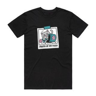 Photo Of My Pussy - Funny T-Shirt - Black