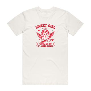 Sweet Girl - Funny T-Shirt - Natural