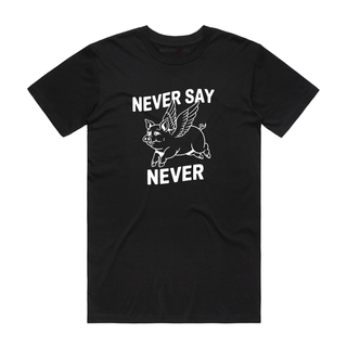 Pigs Fly - Funny T-Shirt - Black