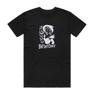 Bat Shit Crazy - Halloween T-Shirt - Black