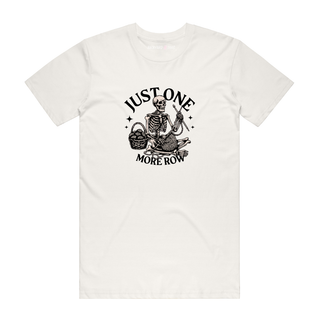 Just One More Row - Halloween T-Shirt - Natural