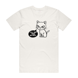 I'll See You In Hell - Halloween T-Shirt - Natural