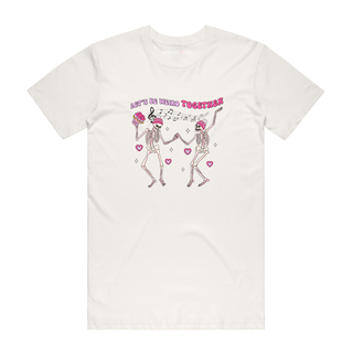 Let's Be Weird Together - Valentine's Day T-Shirt - Natural