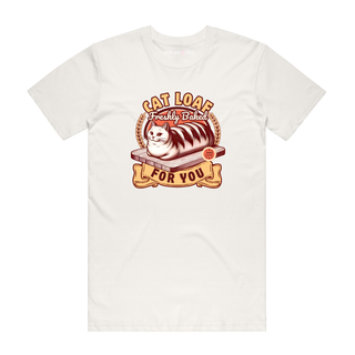 Cat Loaf - Cat T-Shirt - Natural