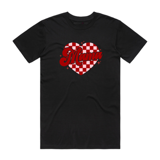 Mama (Heart) - Mum T-Shirt - Black