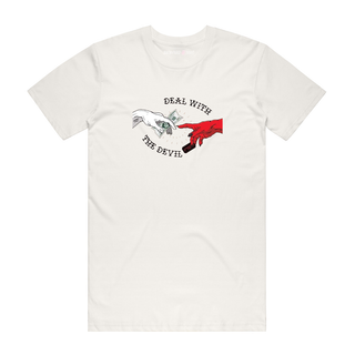 Deal With the Devil - Halloween T-Shirt - Natural