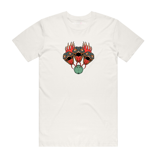 Snake Domination - Graphic T-Shirt - Natural