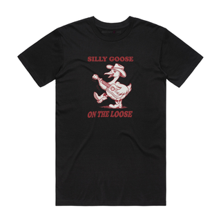 Silly Goose On The Loose  (Guitar) - Funny T-Shirt - Black
