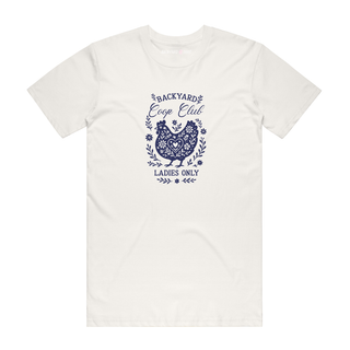 Backyard Coop Club - Mum T-Shirt - Natural